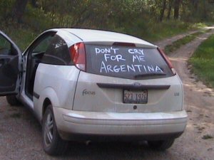 don't cry for me, argentina