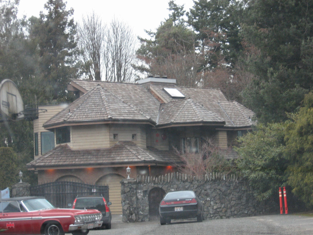 After that, we drove to the house that Eddie Vedder lives in and took ...