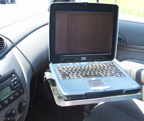 Laptop car mount