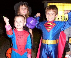 Payton, Emily and Superman.