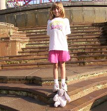 Emily and her bunny.