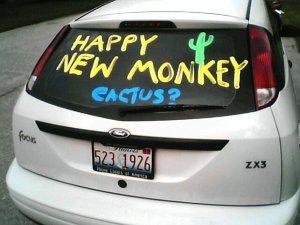 Happy New Monkey