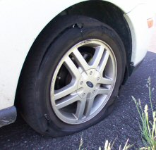 flat tire