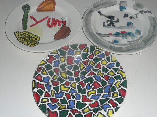 painted plates